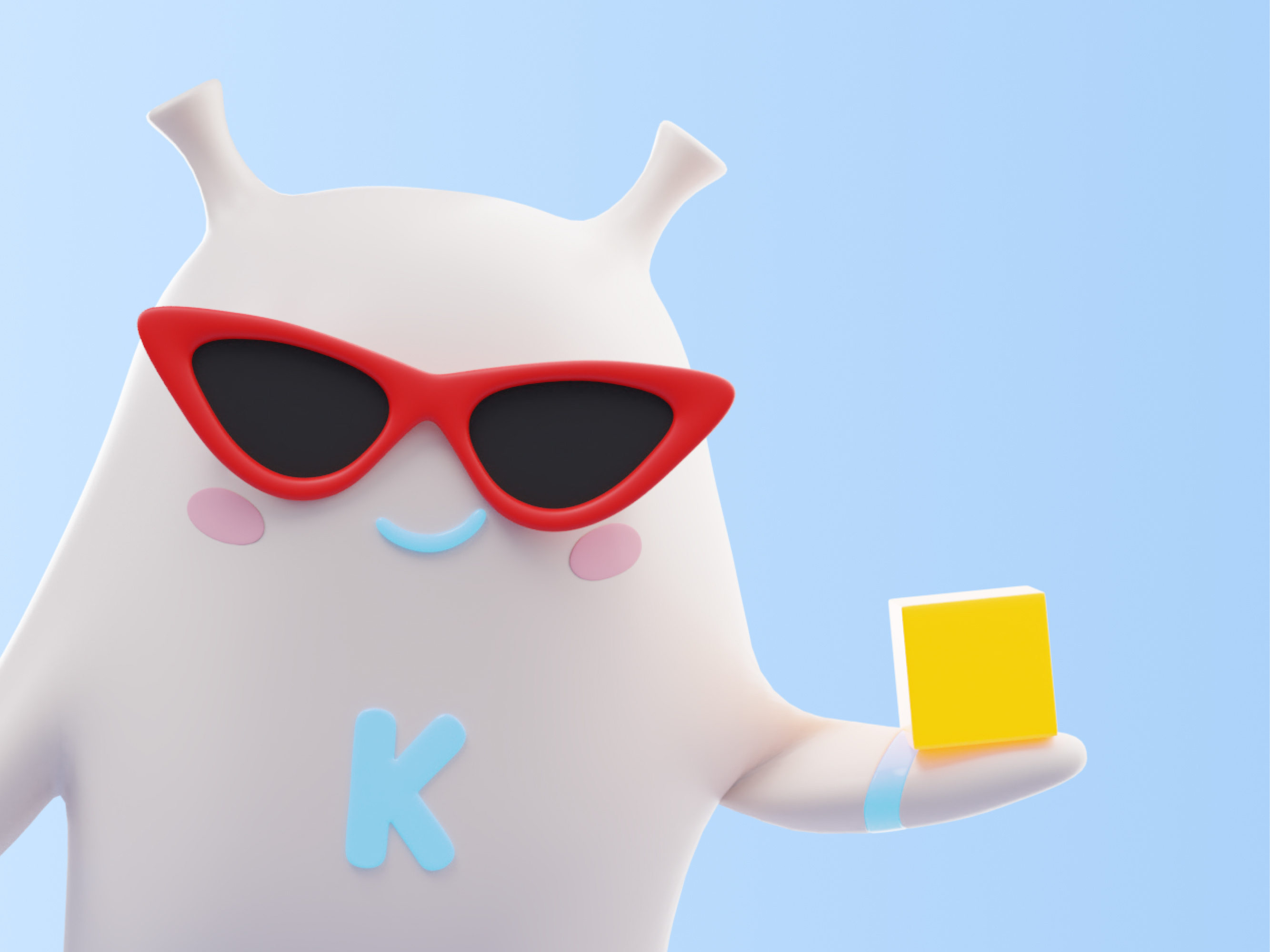 Example of Custom 3D Mascot — Built For Your Brand