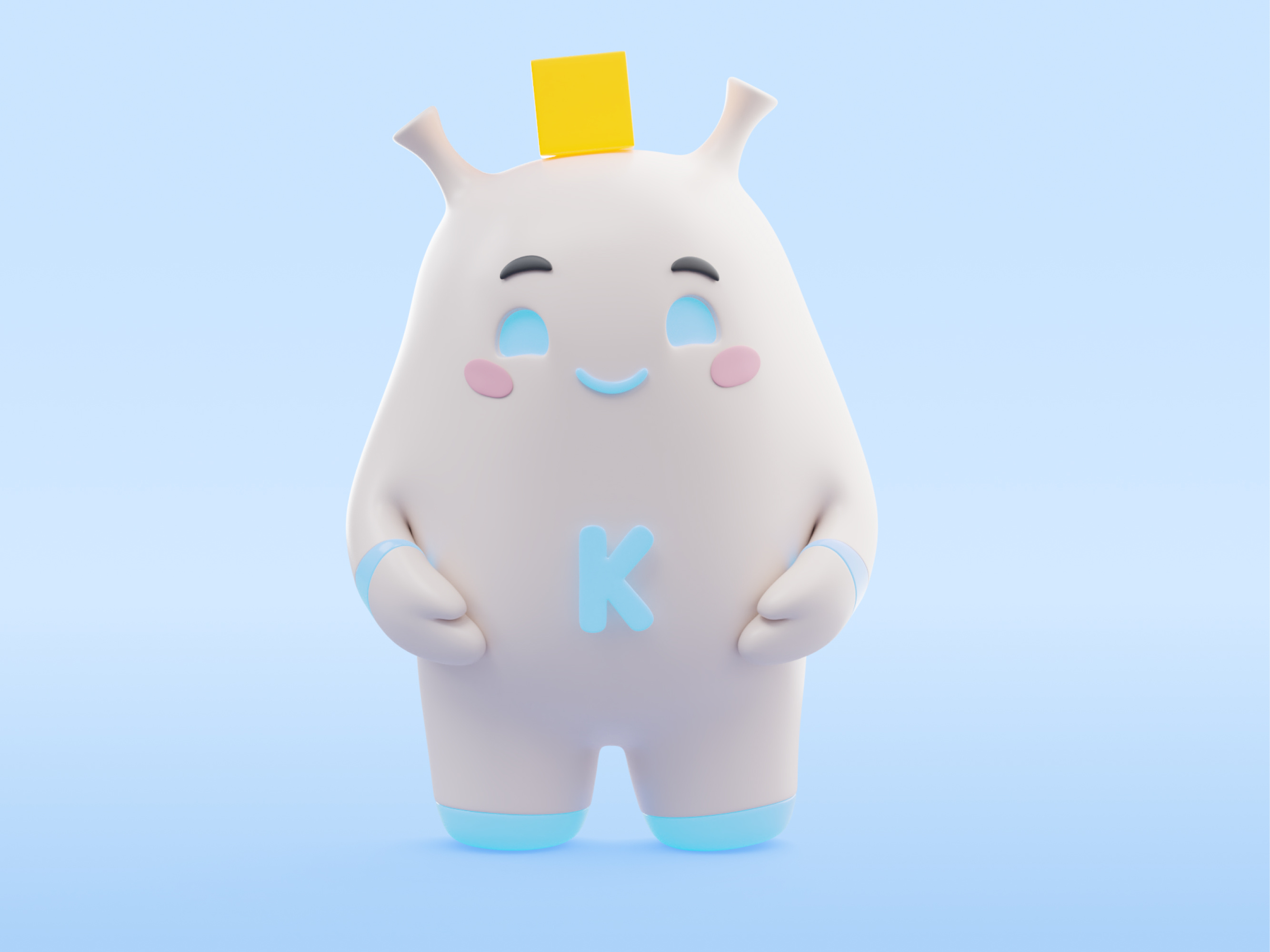 Example of Custom 3D Mascot — Built For Your Brand