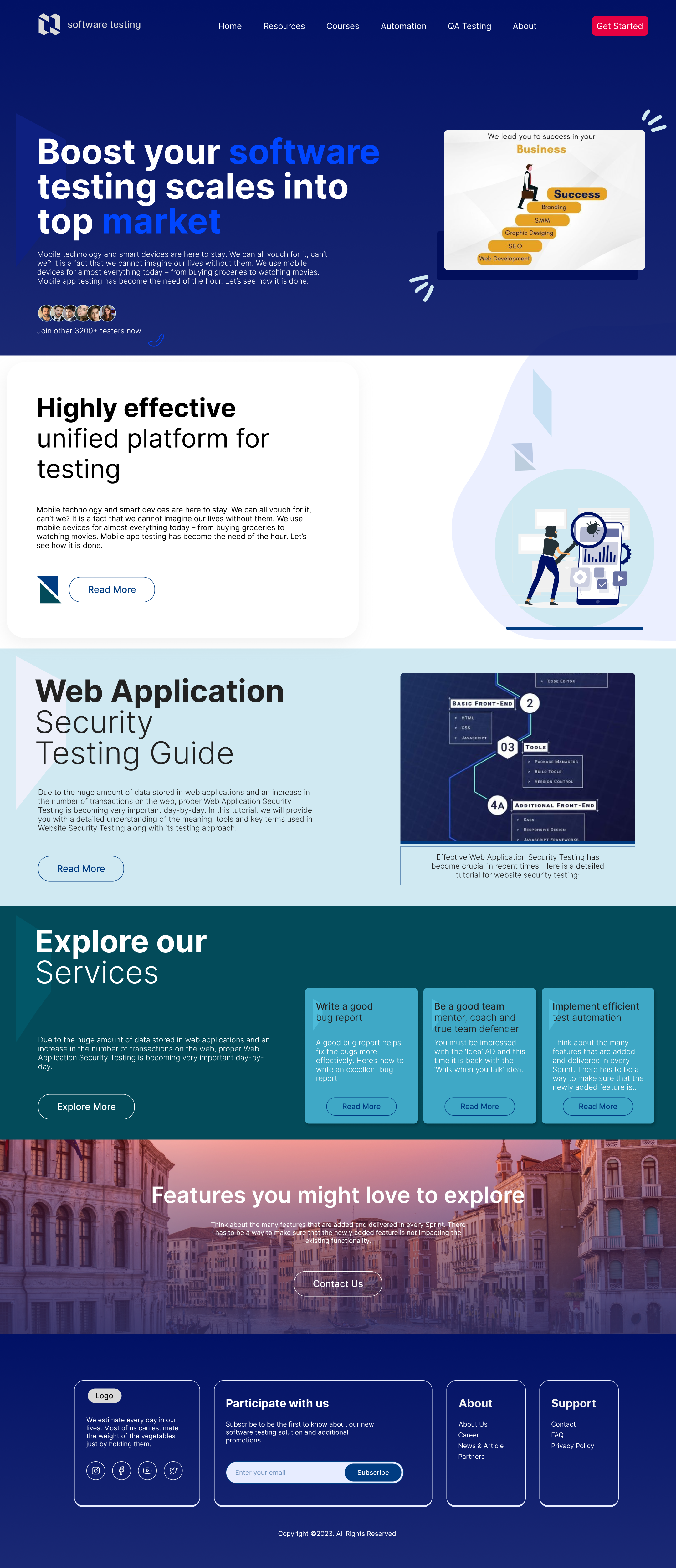 Software Testing Management Platform branding graphic design qa testing ui