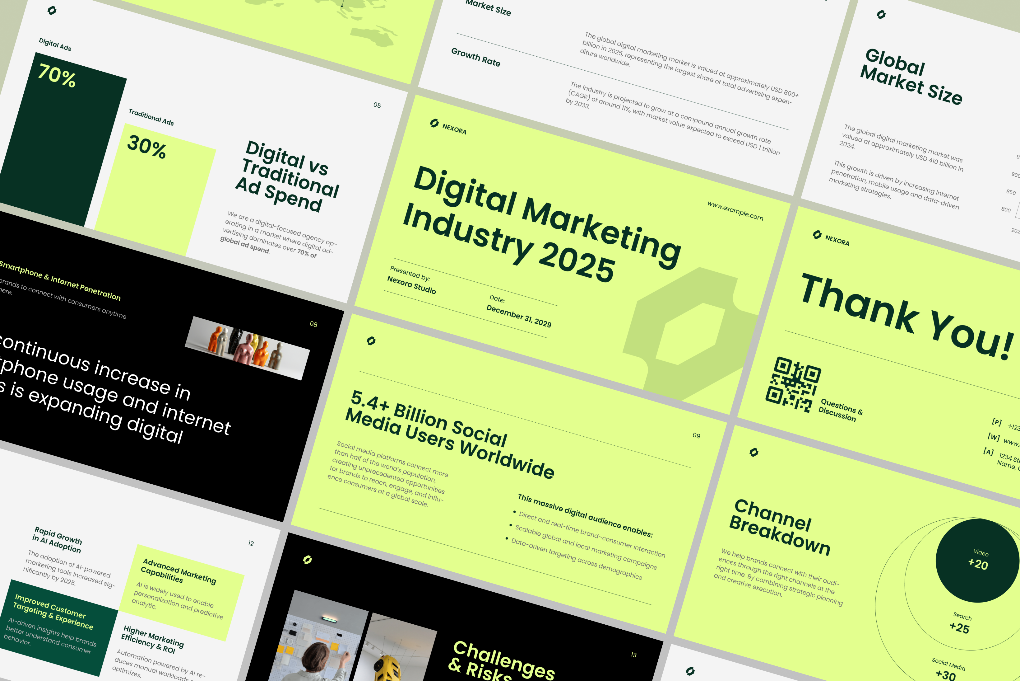 Example of Pitch Deck Presentations Design