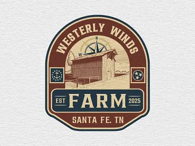 Vintage Farm Badge Logo Design agriculture logo design classic farm badge country farm branding farm badge design farm brand identity farm branding design farm emblem design farmhouse logo design retro agriculture badge retro farm badge retro farm illustration rural branding design rustic badge logo rustic farm logo traditional farm logo vintage agriculture logo vintage countryside logo vintage farm emblem vintage farm logo vintage rural logo