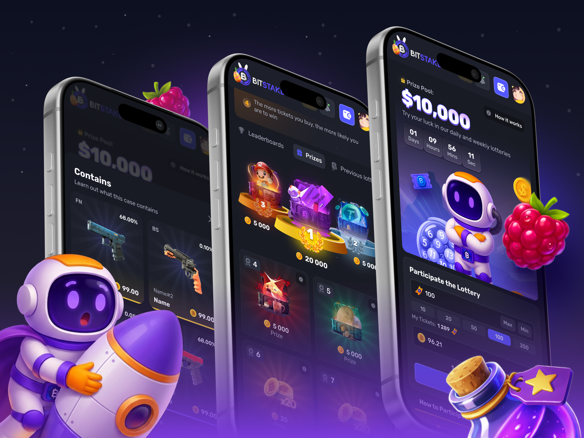 Bitstake Crypto Lottery