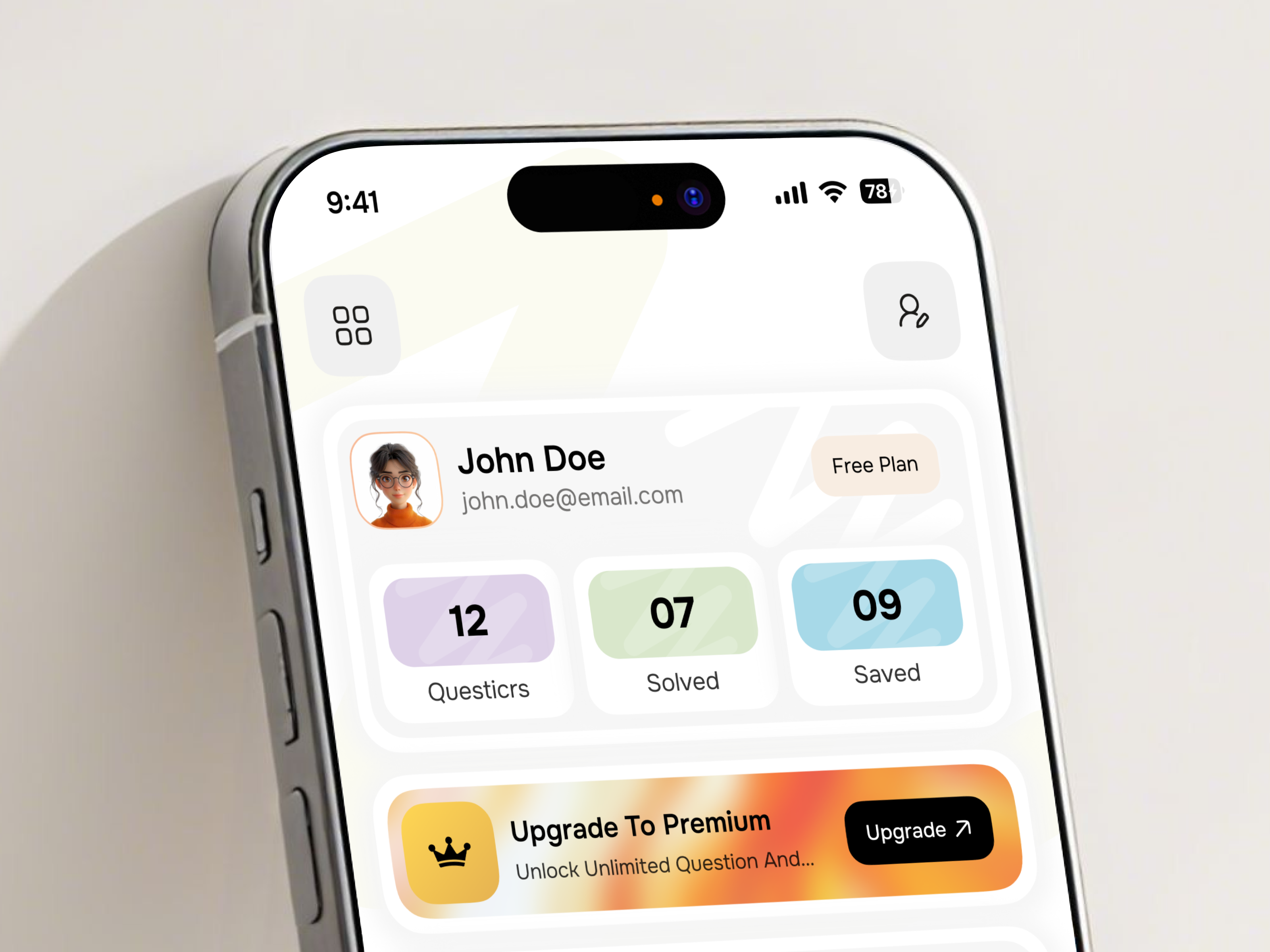 Smart Learn AI Education Mobile App | UI UX Design ai app ai education app design dashboard ui digital product edtech education app interface design learning app minimal design mobile app product design saas design startup design ui design