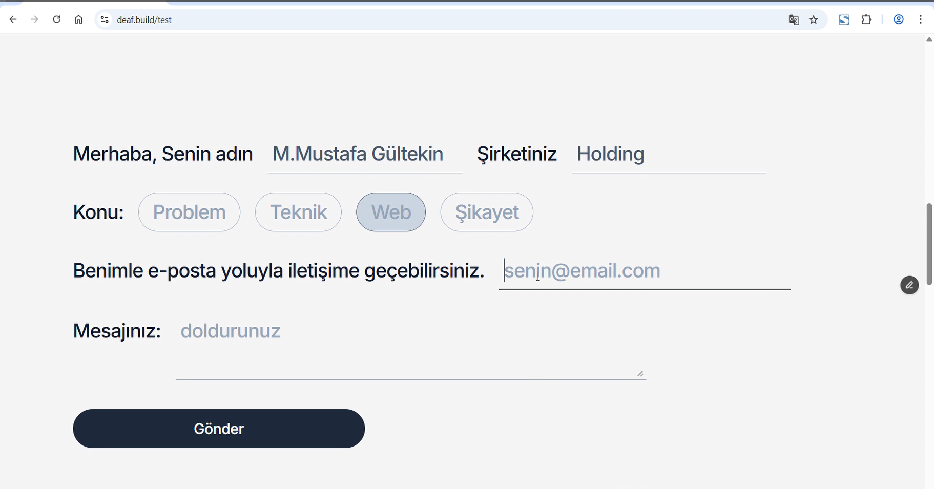 Form Builder form form builder framer web design webhook