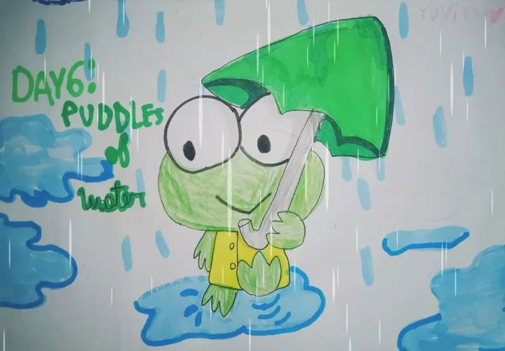 Marchrain day 6: puddles of water