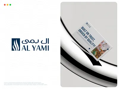 Al Yami | Food Distribution Brand Identity arabic logo arabic typography bilingual logo brand identity branding distribution food brand geometric logo logo logo design logo mark packaging saudi brand typography visual identity