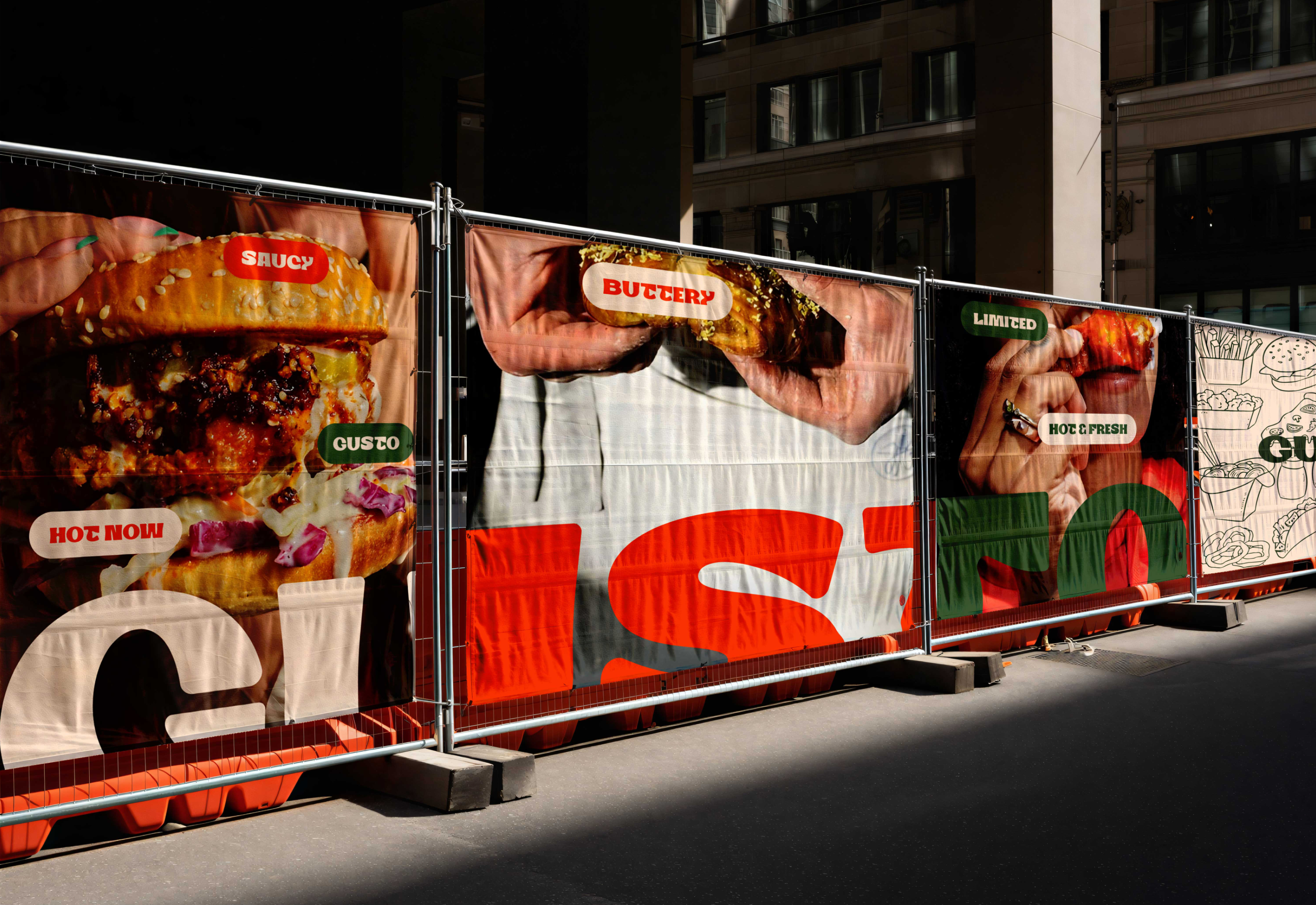 Example of Fast Food, Restaurant Logo Branding