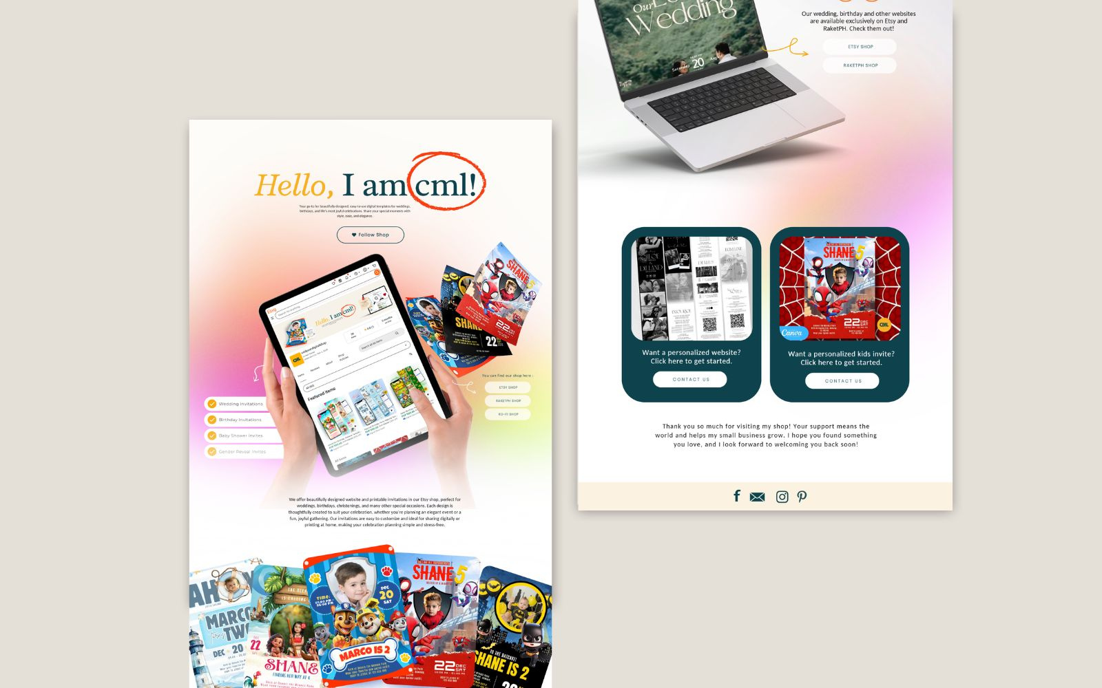 CANVA WEBSITE branding canva canva design design graphic design landing page ui website
