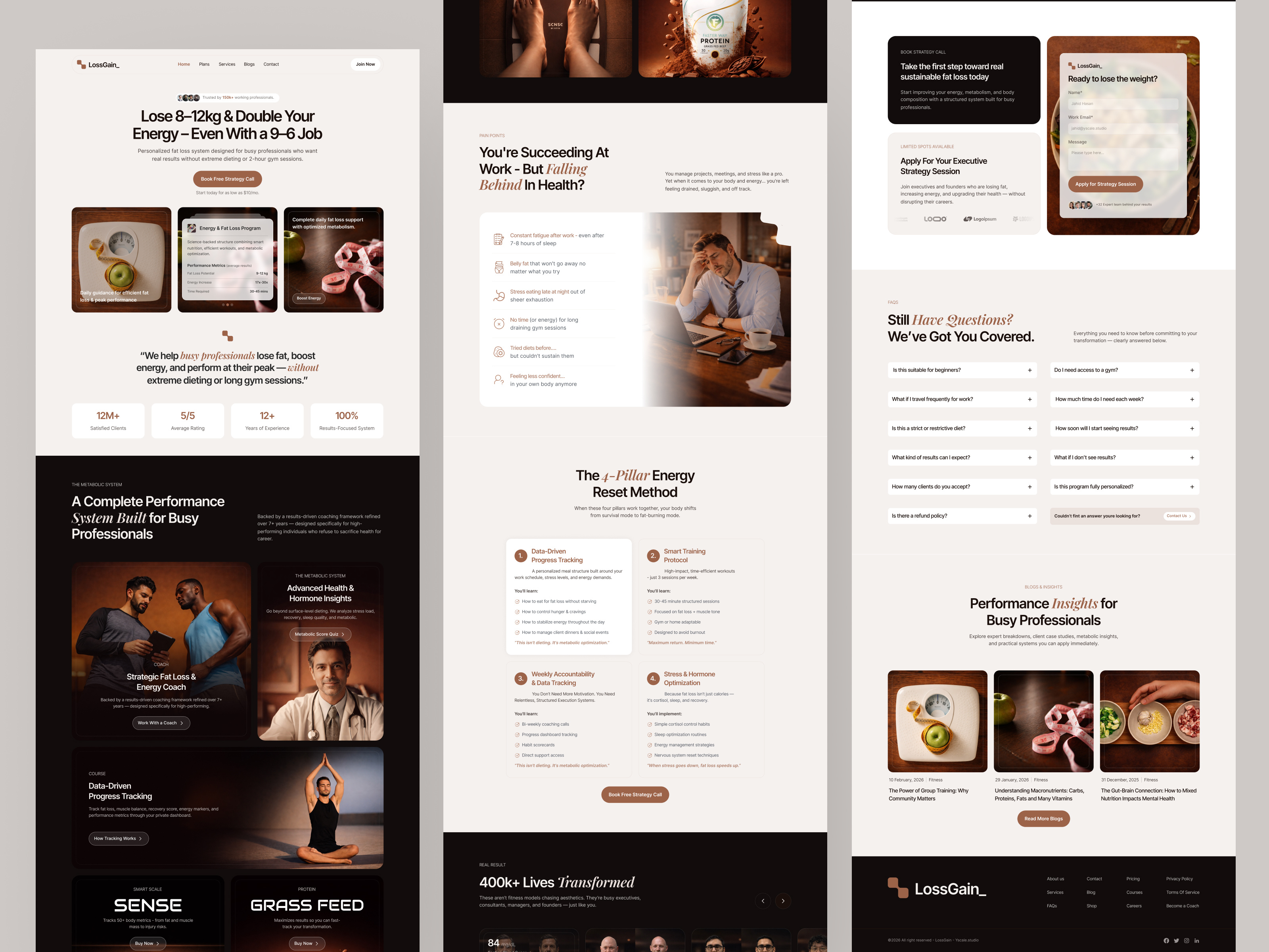 Example of Website Design & Webflow Development