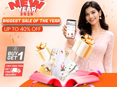 Happy New Year Poster banner cover facebook banner facebook cover facebook poster graphics design motion graphics poster website banner website poster