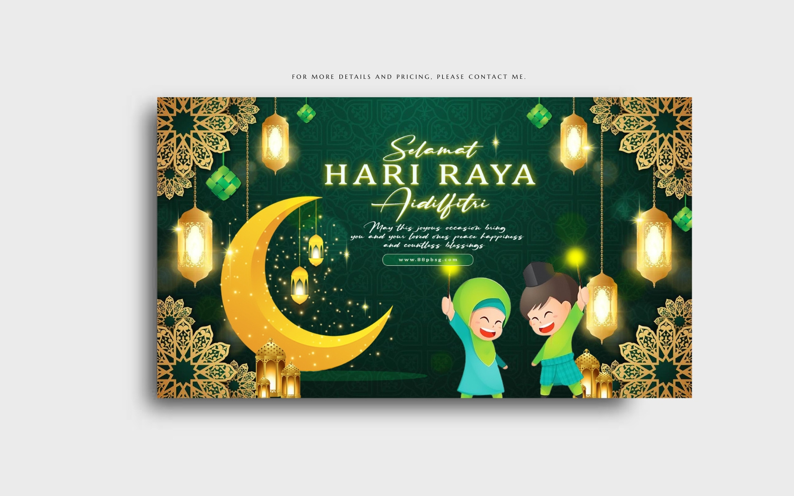 Social Media Graphics (Hari Raya Aildilfitri) animation banner banner design branding design graphic design photoshop ui