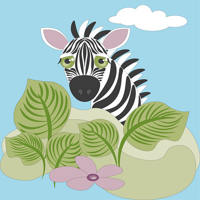 Zebra animal design illustration vector zebra