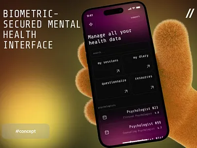 Healthcare Mobile iOS App Design ai ai app android app app design assistant chatbot dashboard dashboard design design healtcare app health ios medical app mobile mobile app mobile ui tracker ui ux
