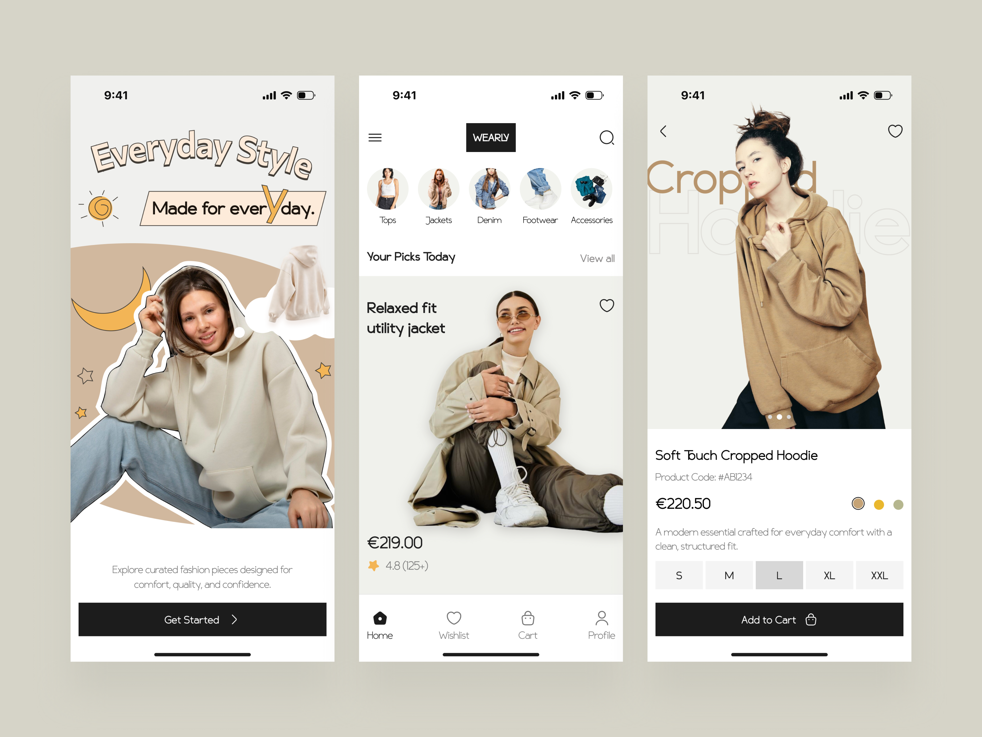 Fashion E-commerce Mobile App UI/UX Design app design app ui design app ux design clean ui ecommerce app fashion app ios app luxury fashion mobile app mobile app ui mobile ui ux modern app product discovery shopping app startup app streetwear app ui ux design