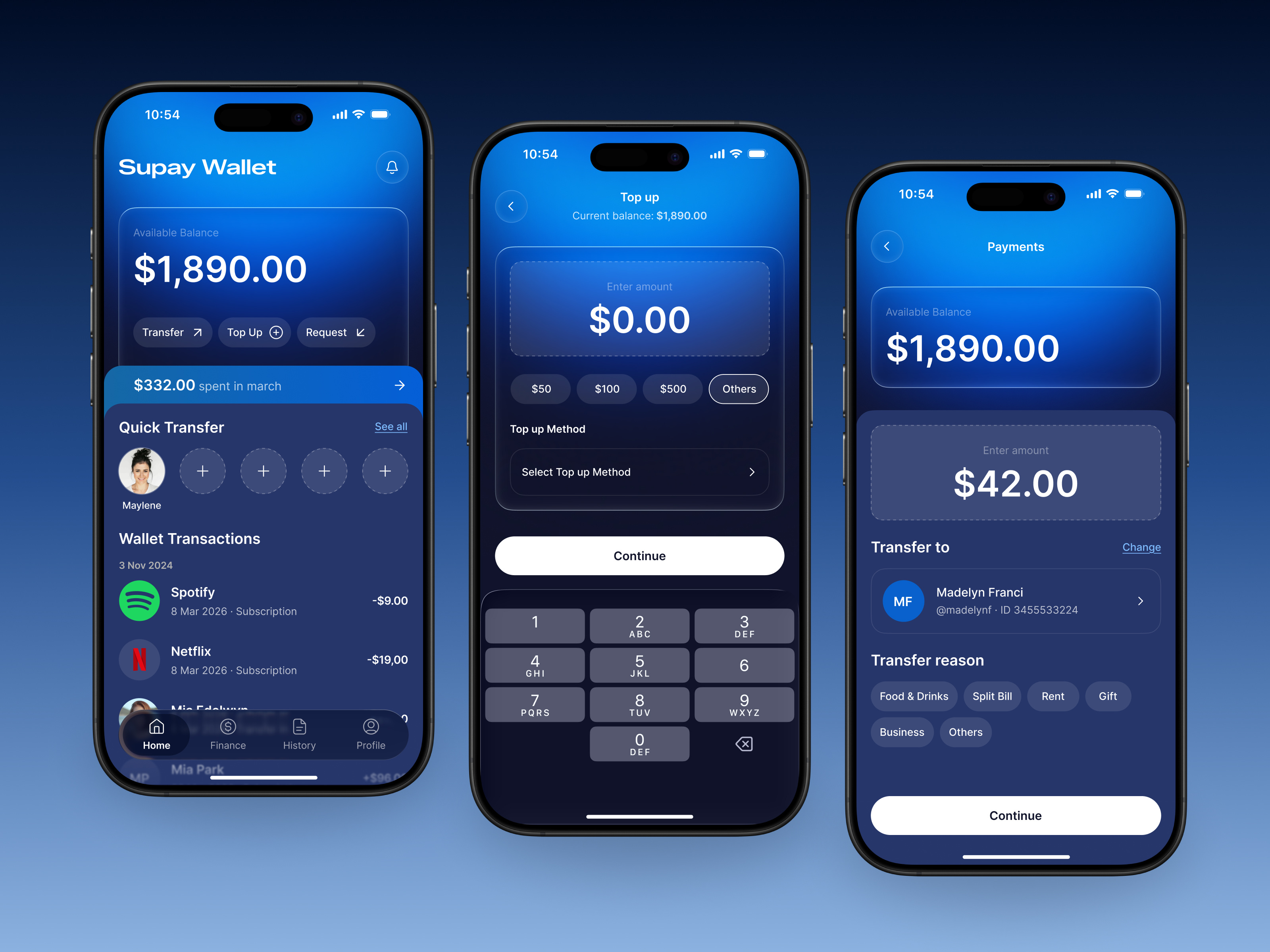 Example of Product Design Mobile App