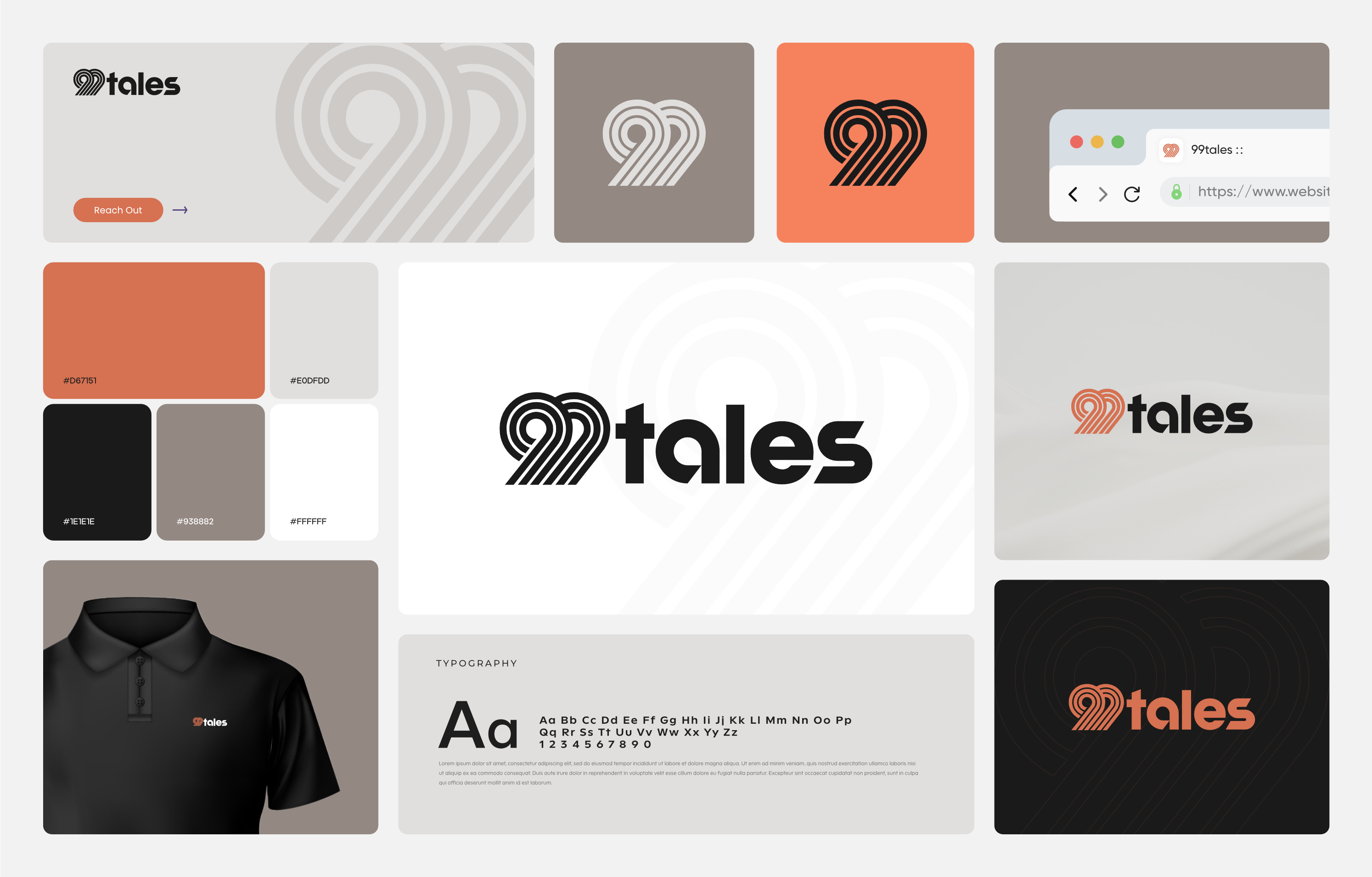 99tales - Logo Design & Brand Identity branding graphic design logo