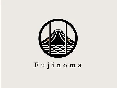 Japanese Kamon Logo Inspired by Mt. Fuji badge logo brand identity circle logo crest logo emblem logo fuji logo japanese branding japanese crest japanese logo japanese style japanese symbol kamon kamon logo logo designer minimal logo minimal logo design mount fuji symbol logo traditional japanese visual identity