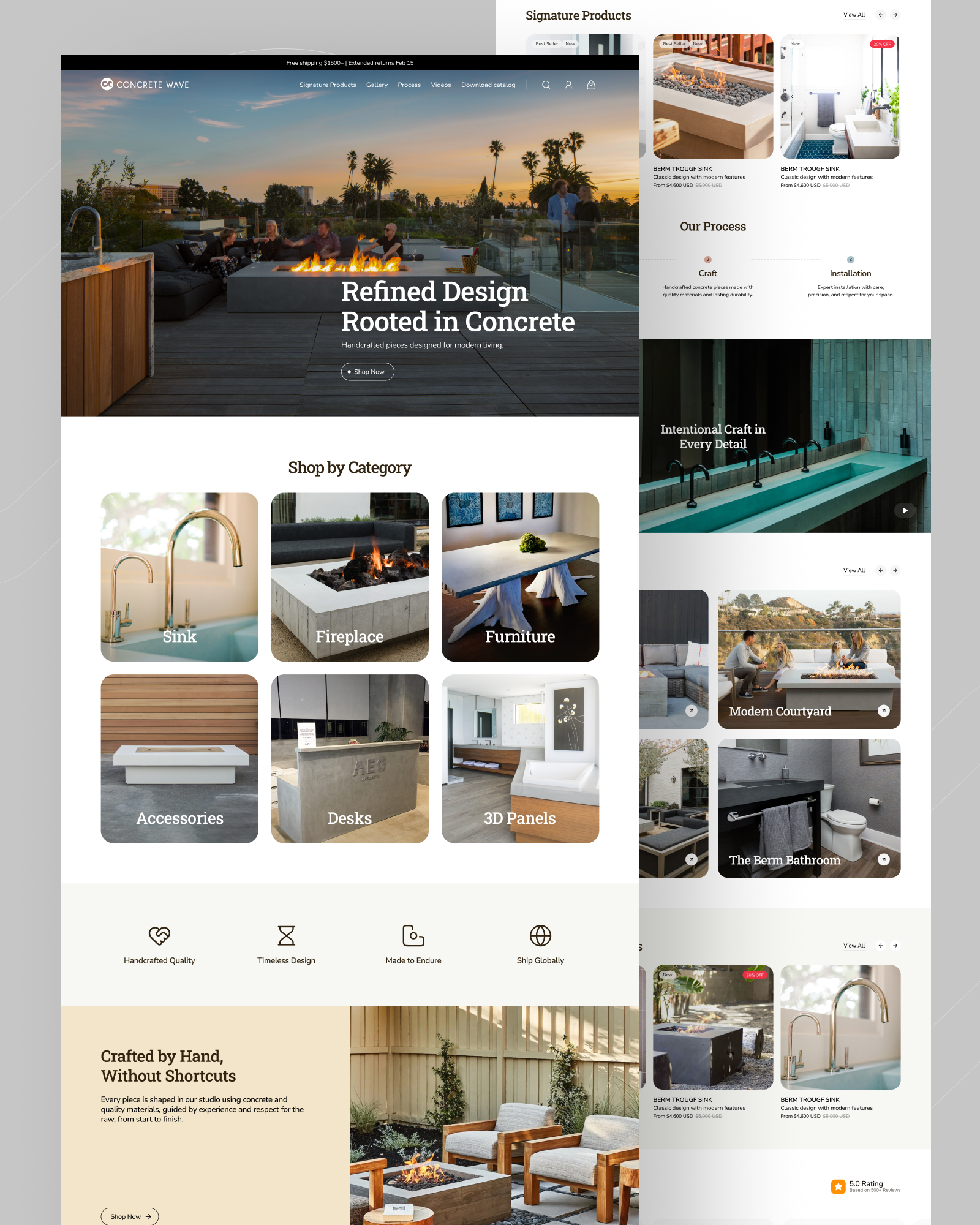 Example of Shopify Website Design + Development