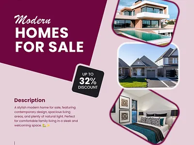 Real Estate Poster Design 3d animation branding graphic design logo motion graphics realestate ui