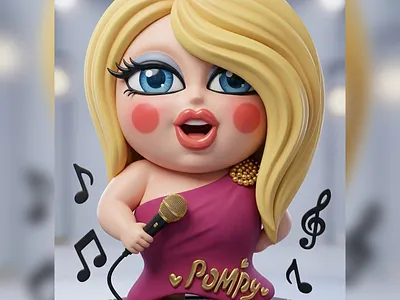 Character Design. Pompy girls and boys 2d 3d boys character design dolls girls graphic design nice pink pompy stories talents