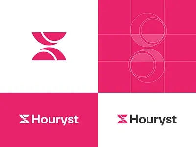 hourglass logo app icon branding hourglass logo illustration logo logo design minimal logo sand glass time tracking