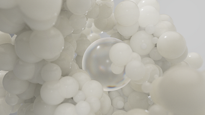 Bubbles 3d animation graphic design motion graphics