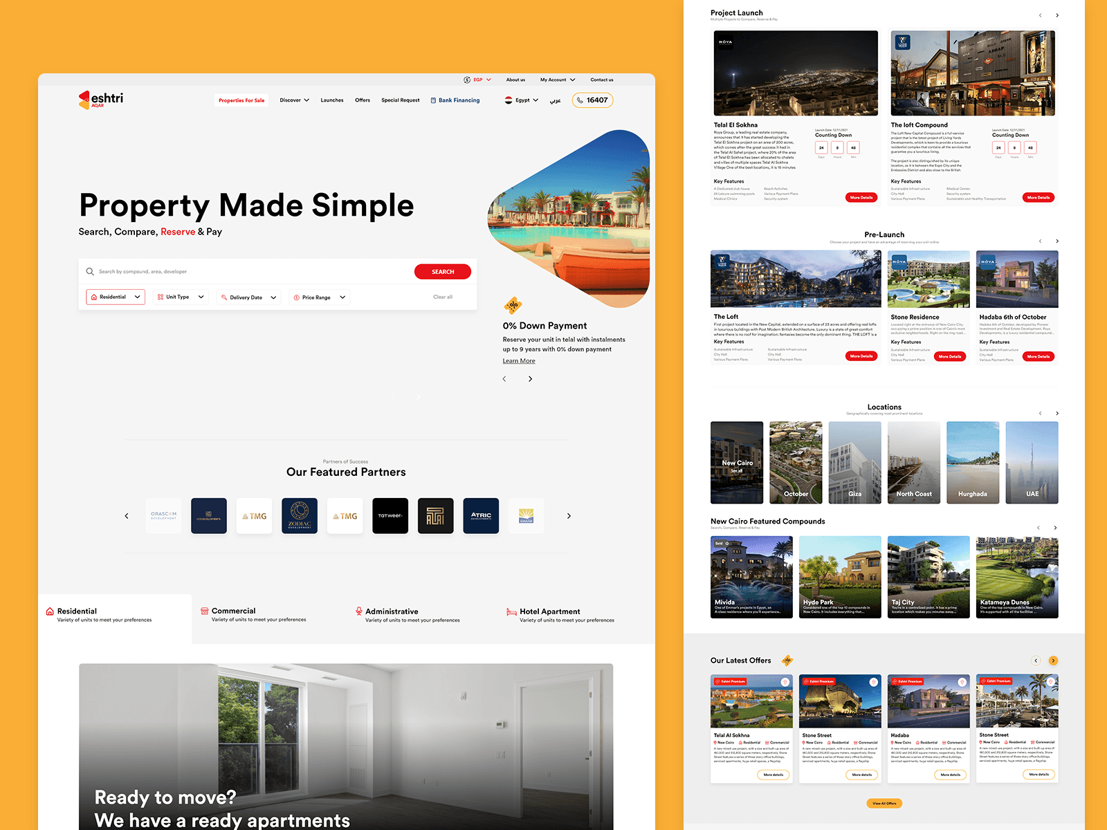Real Estate Platform by Ahmed Youssif on Dribbble