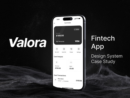 Fintech - Design System Case Study