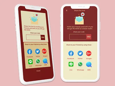 Share Screens send sending share share screen sharing ui