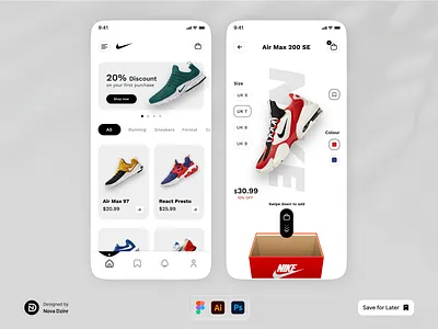 Shoes app design appui ecommerceapp mobileappdesign sneakersapp uidesign