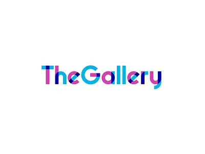 TheGallery art brand branding design font gallery identity illustration letter logo logotype