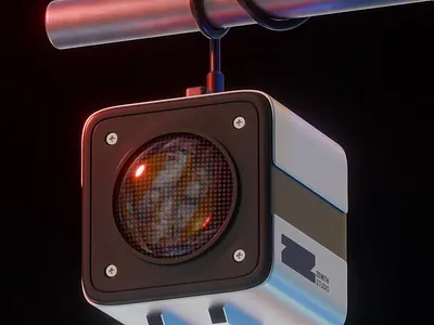 Traffic Light 3d animation graphic design
