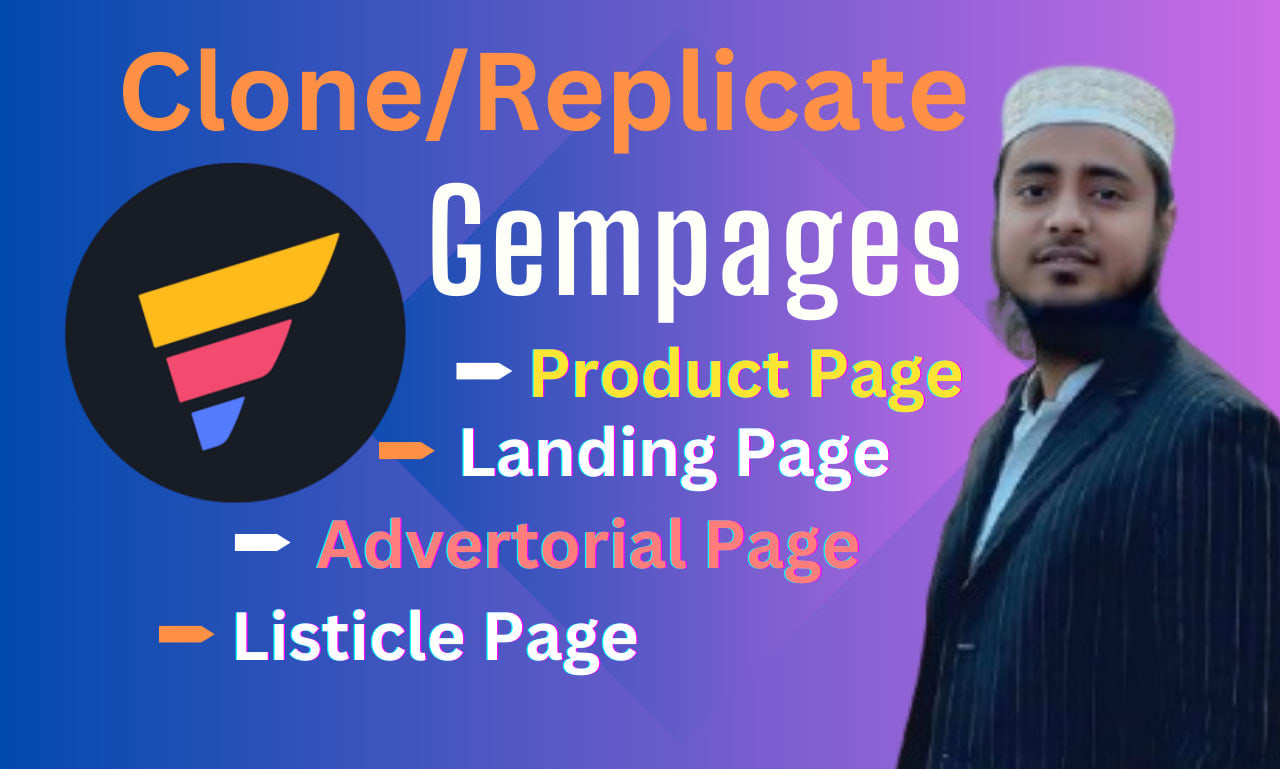 Example of I Will Clone Gempages Funnel