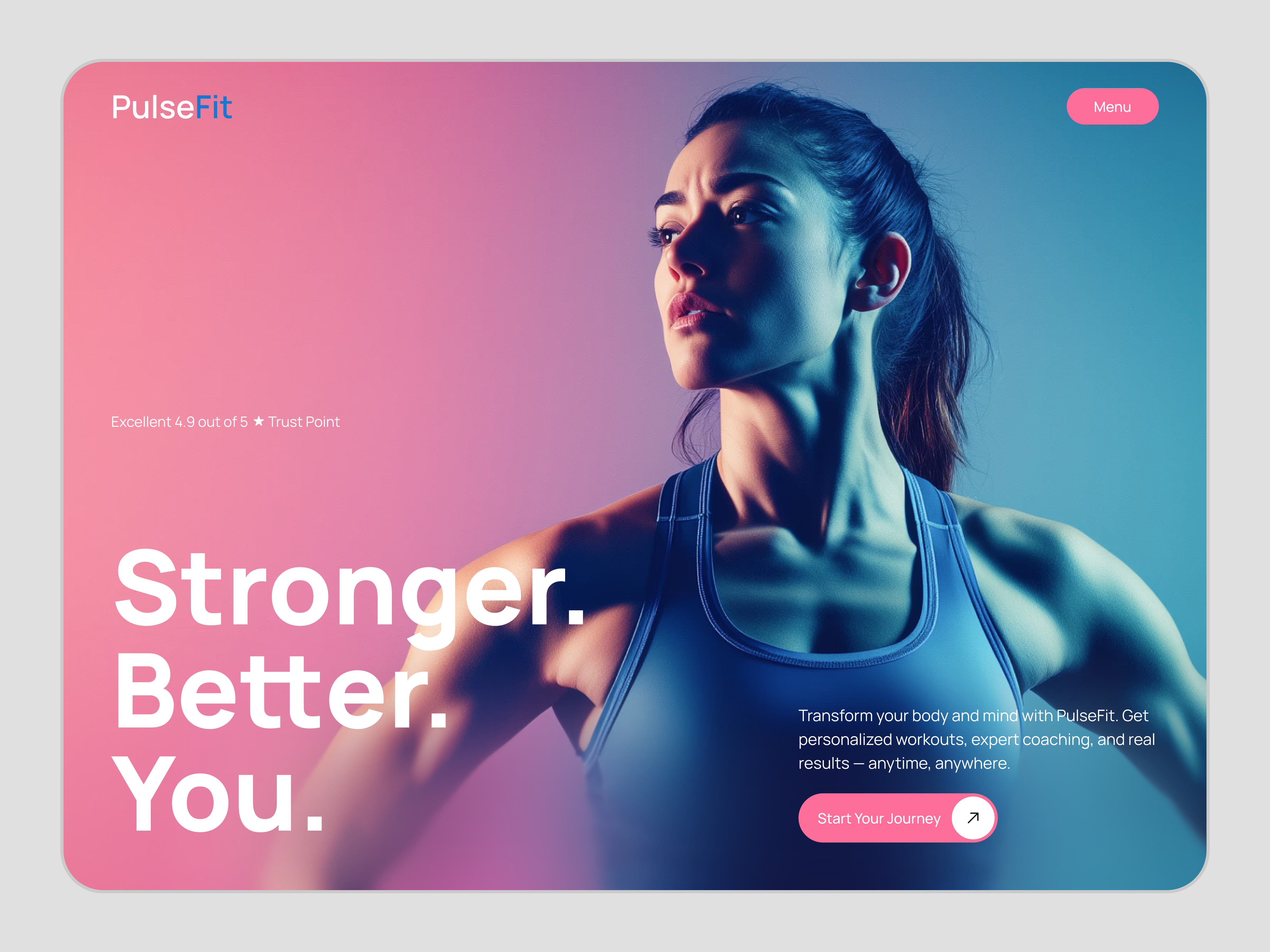 Example of Website UI Design (Concept + 6 Subpages)