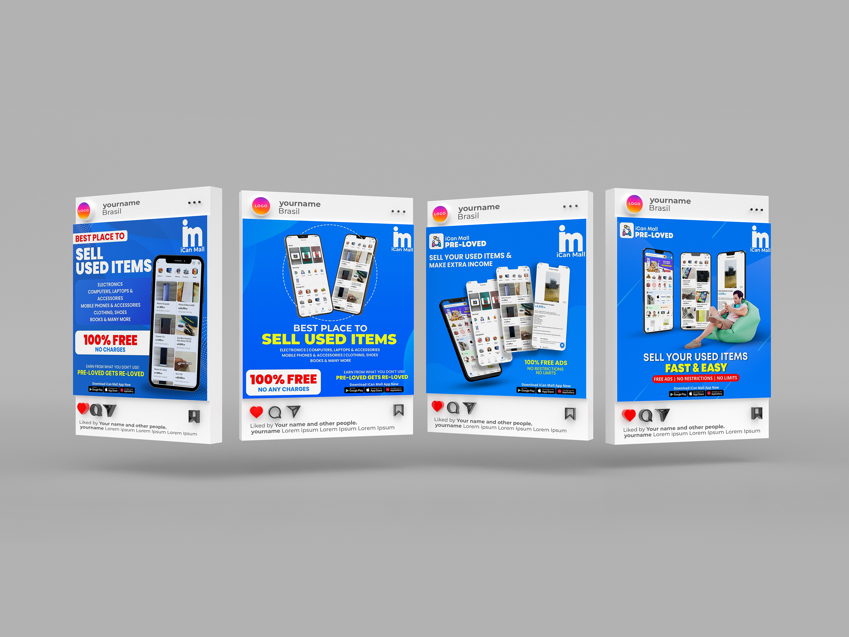 Social Media Post for Mobile App