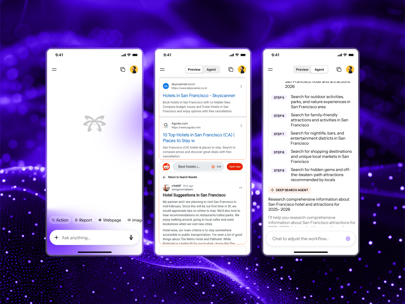 AI agentic browser - eternal