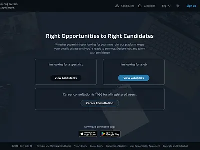 Career consultation ui