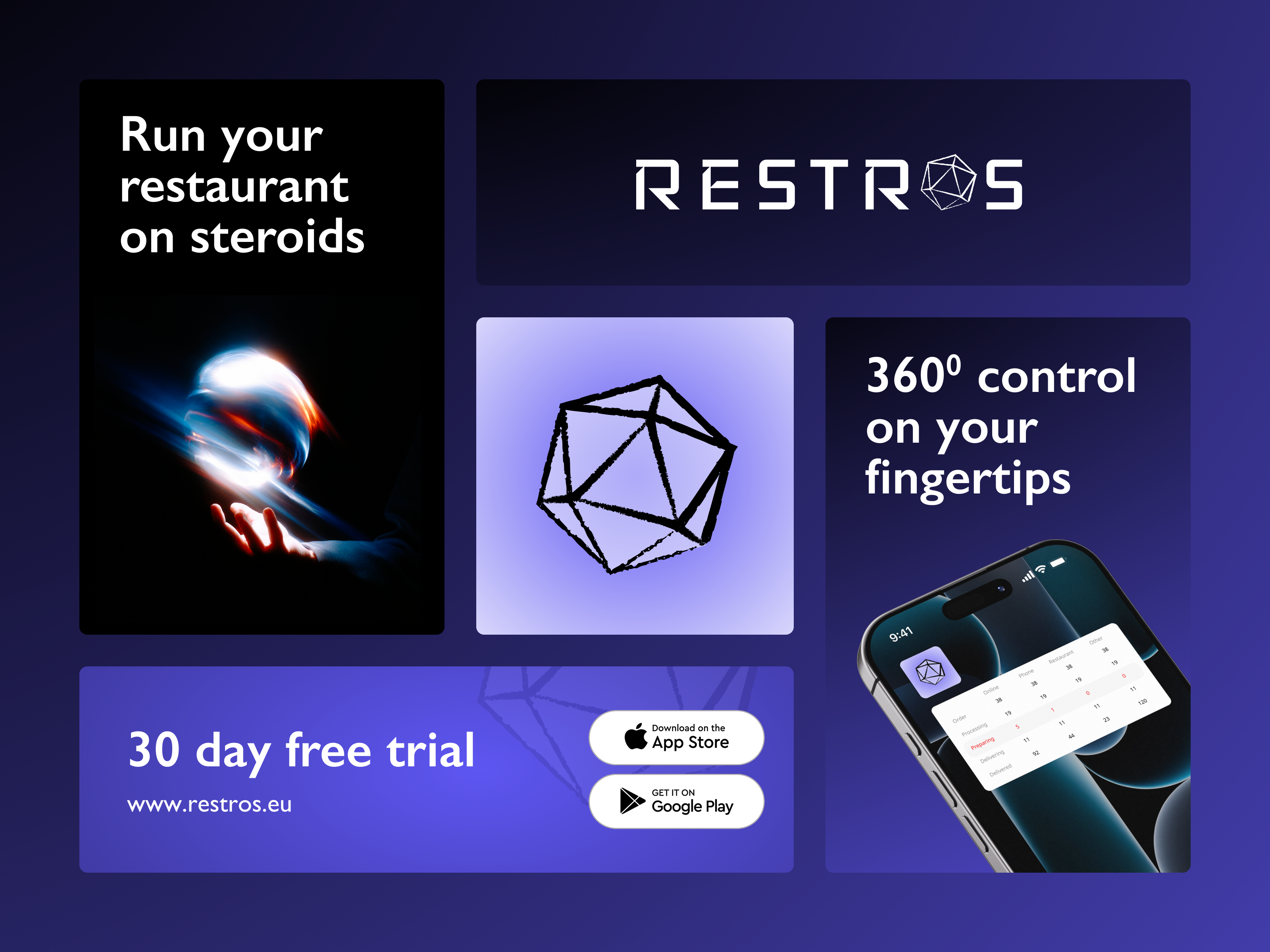 Restaurant management app