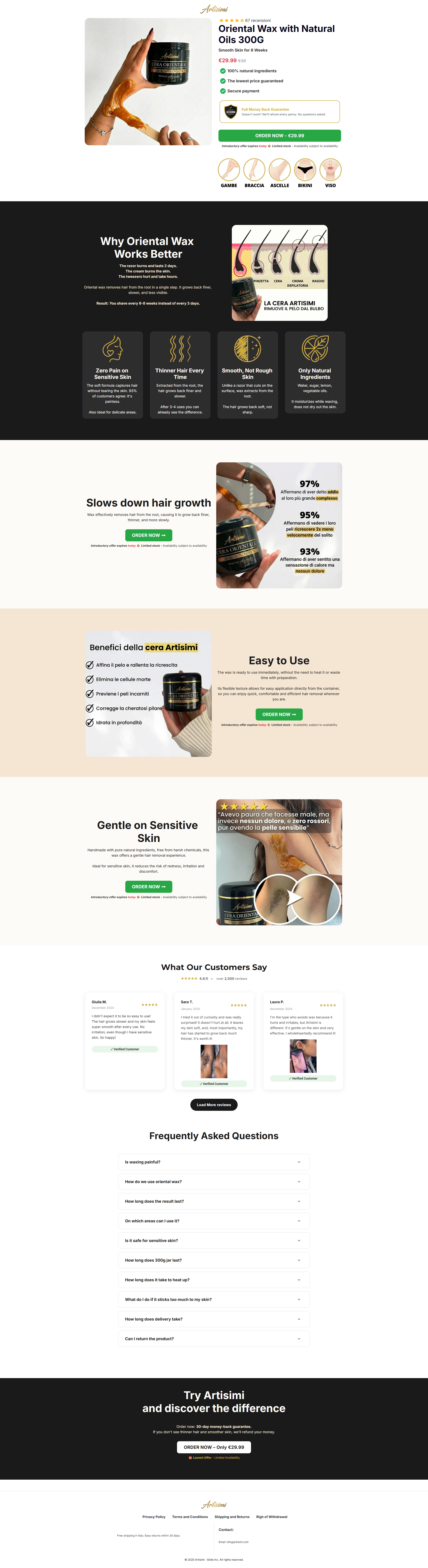 Artisimi Oriental Wax on Funnelish Funnel artisimi clone advertorial page clone checkout page clone funnel clone landing page clone sales page copy funnel copy funnelish templete funnelish funnelish funnel funnelish sales templete funnelish templete high converting funnelish funnel high converting sales funnel landing page design new funnelish tmplete ready funnel sales funnel sales page design