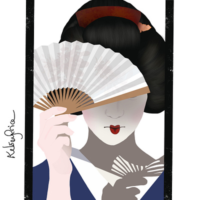 Geisha By Kelsey Price illustration