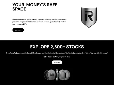 Revolut design (replication)