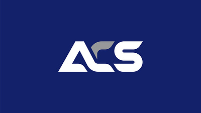ACS - Construction animated logo branding building construction company corporate corporate identity graphic design illustrator logo vector