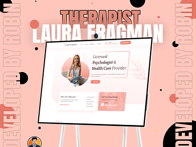 Clinic Therapist Laura's Website branding clinic therapist css doctor elementor html javascript web design web development wordpress