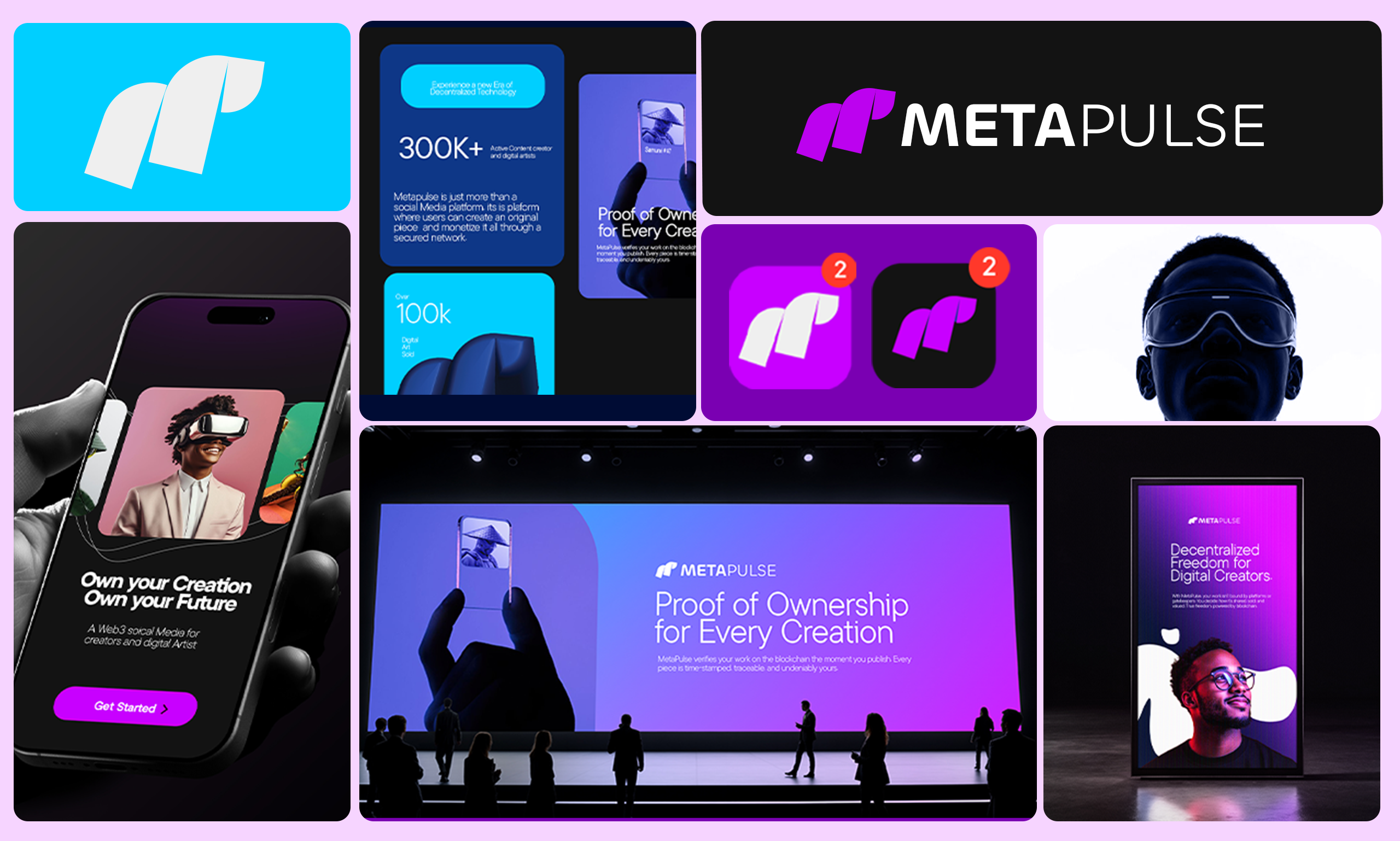 Metapulse - Brand Identity brand identity branding design graphic design illustration logo typography ui vector