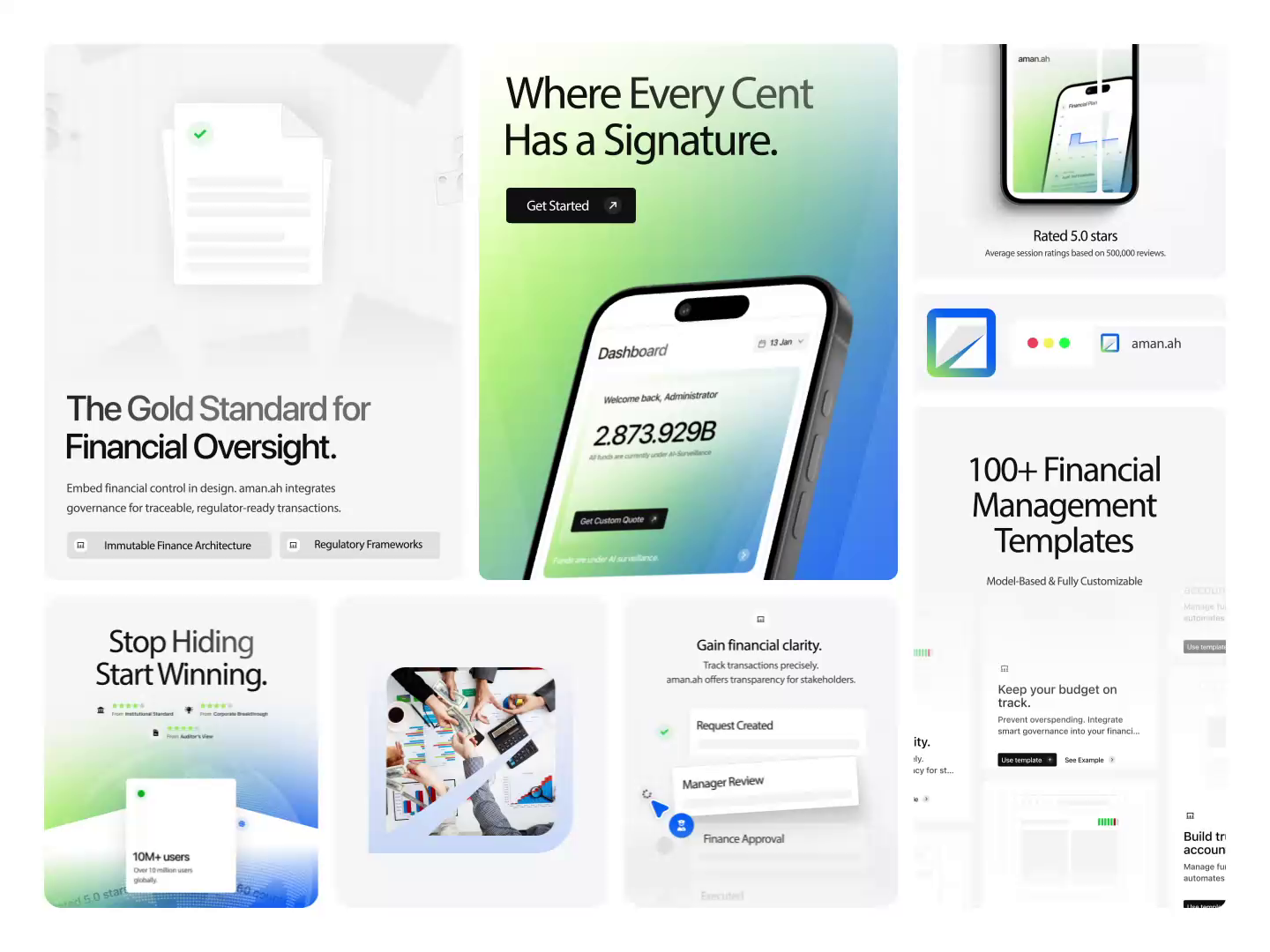Example of Aman.ah: Digital Financial Platform - Visual Identity