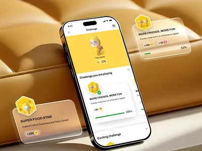 Loyalty & Rewards Mobile App app clean design minimal ui ui ux website