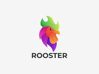 ROOSTER app branding design graphic design icon illustration logo rooster coloring rooster logo ui ux vector