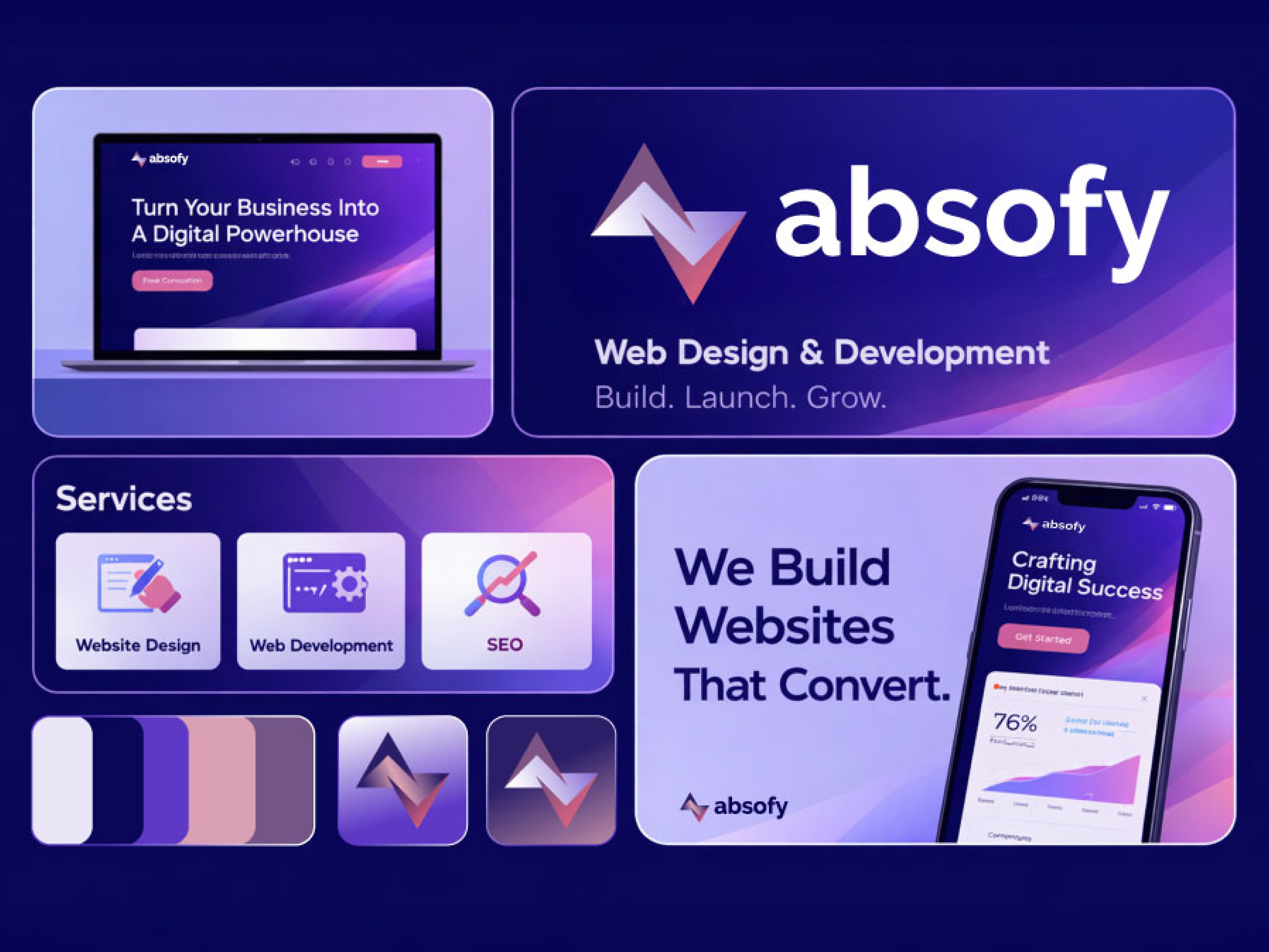 Logo Design For Absofy app icon design app icon designer blockchain logo brand identity design branding branding design circle crypto logo creative logo creative logo design crypto branding design dribbble app icon design fintech logo illustration letter a logo design logo design letter a software logo web builder logo web development logo webdevelopment logo