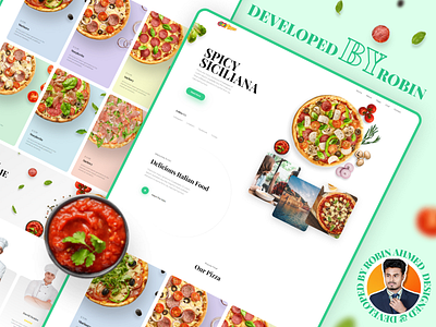 24-Pizza Italian Pizza Distributor css elementor food app html javascript php pizza web development wordpress