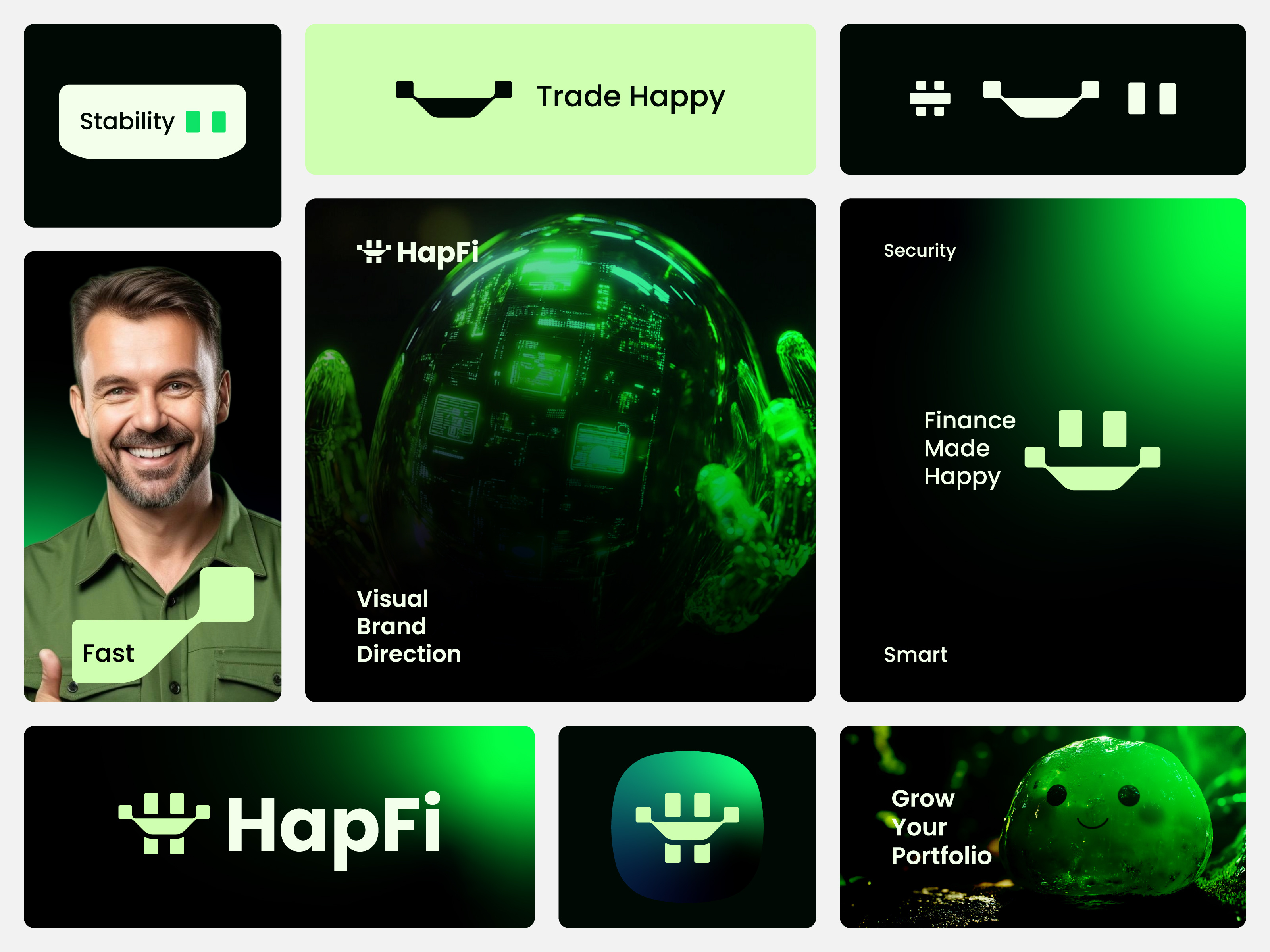 HapFi - Brand identity brand identity brand identity design branding branding design design logo logo design visual identity
